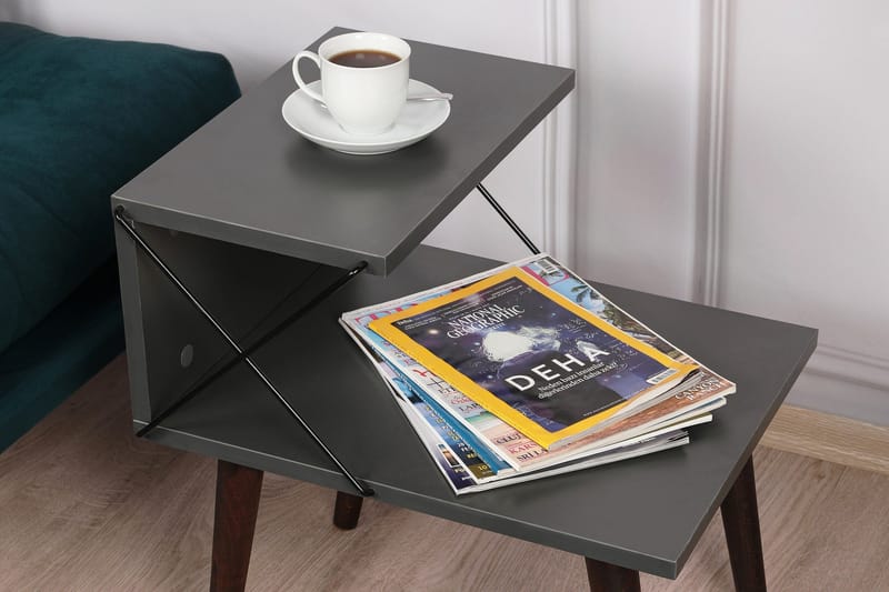 Kaysie Sängbord 50 cm - Antracit - Products - Möbler - Bord & matgrupp - Avlastningsbord & sidobord - Sängbord & nattduksbord