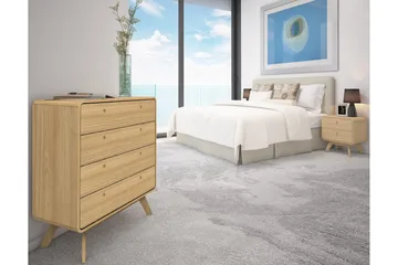 Olivet Sängbord 51 cm - Natur - Products - Möbler - Bord & matgrupp - Avlastningsbord & sidobord - Sängbord & nattduksbord