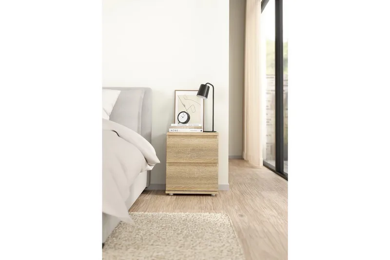 Rengo Sängbord 40,2 cm - Natur - Products - Möbler - Bord & matgrupp - Avlastningsbord & sidobord - Sängbord & nattduksbord