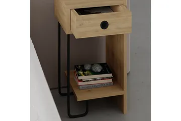 Sirius Sängbord 32x30 cm Ljusbrun - Hanah Home - Products - Möbler - Bord & matgrupp - Avlastningsbord & sidobord - Sängbord & nattduksbord
