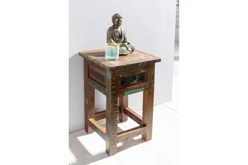 Sido bord Wohnling Massivt återvunnet trä Kolkutta låda Industriell - Products - Möbler - Bord & matgrupp - Avlastningsbord & sidobord - Brickbord & småbord