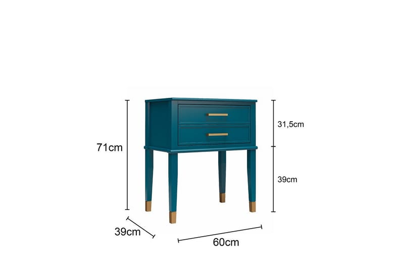 Sidobord/Avslutningsbord Westerleigh Duvgrå - Duvgrå - Products - Möbler - Bord & matgrupp - Avlastningsbord & sidobord - Brickbord & småbord