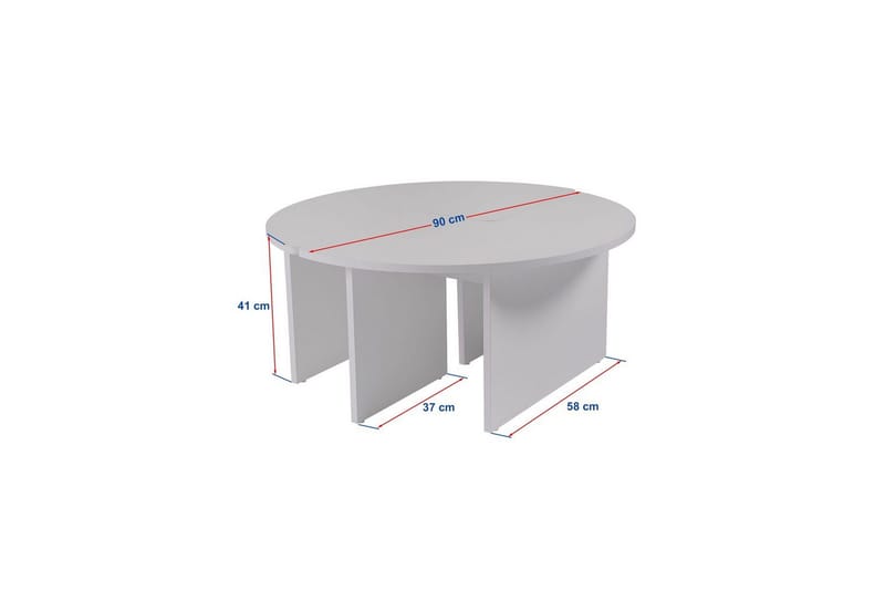 Soffbord Haruya Valnöt - Valnöt - Products - Möbler - Bord & matgrupp - Avlastningsbord & sidobord - Satsbord