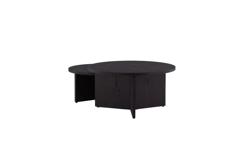 Soffbordset Saltö 2st Runda 85 cm/65 cm - Svart - Products - Möbler - Bord & matgrupp - Avlastningsbord & sidobord - Satsbord