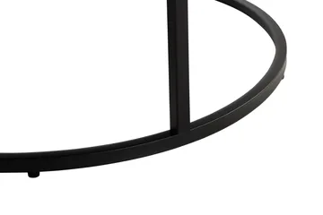 Thyra Satsbord Runt Soffbord - Svart - Products - Möbler - Bord & matgrupp - Avlastningsbord & sidobord - Satsbord