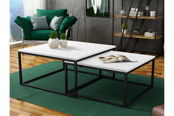 Wardner Soffbord 76 cm - Vit - Products - Möbler - Bord & matgrupp - Avlastningsbord & sidobord - Satsbord