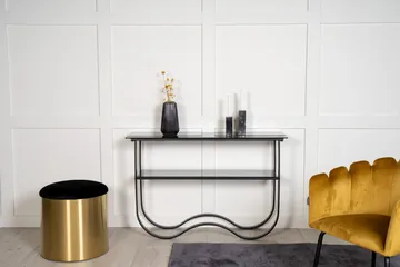 Wavy Avlastningsbord 117 cm - Svart - Products - Möbler - Bord & matgrupp - Avlastningsbord & sidobord - Konsolbord & hallbord