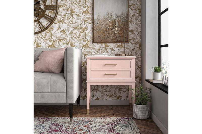 Westerleigh Sidobord 60 cm Rosa - CosmoLiving - Products - Möbler - Bord & matgrupp - Avlastningsbord & sidobord - Brickbord & småbord