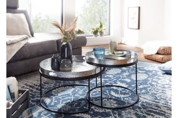 Wilhem Satsbord 46 cm Rund - Silver - Products - Möbler - Bord & matgrupp - Avlastningsbord & sidobord - Satsbord