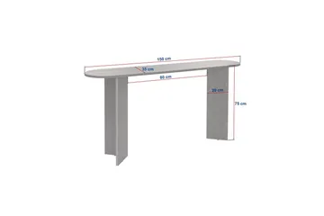 Yeno Konsollbord 150 cm - Natur - Products - Möbler - Bord & matgrupp - Avlastningsbord & sidobord - Konsolbord & hallbord