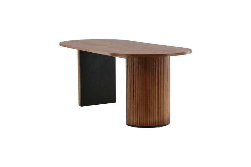 Bianca Matbord 200 cm Ovalt - Valnötsbrun - Products - Möbler - Bord & matgrupp - Matbord & köksbord