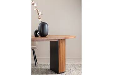 Bianca Matbord 200 cm Ovalt - Valnötsbrun - Products - Möbler - Bord & matgrupp - Matbord & köksbord
