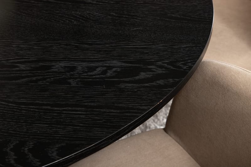 Bianca Matgrupp 110 cm Rund med 4 Berit stolar - Beige - Products - Möbler - Bord & matgrupp - Matgrupp