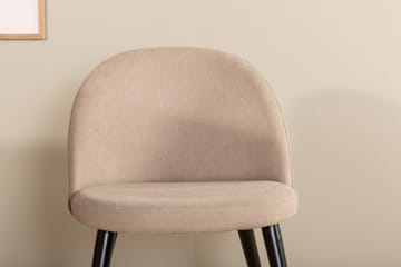 Bianca Matgrupp 200 cm Oval med 4 Velvet stolar - Svart - Products - Möbler - Bord & matgrupp - Matgrupp