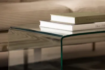 Bonisiolo Rektangulärt Soffbord i glas 110 cm - Transparent - Products - Möbler - Bord & matgrupp - Soffbord