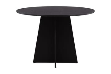 Bootcut Matbord 110 cm Runt - Svart - Products - Möbler - Bord & matgrupp - Matbord & köksbord