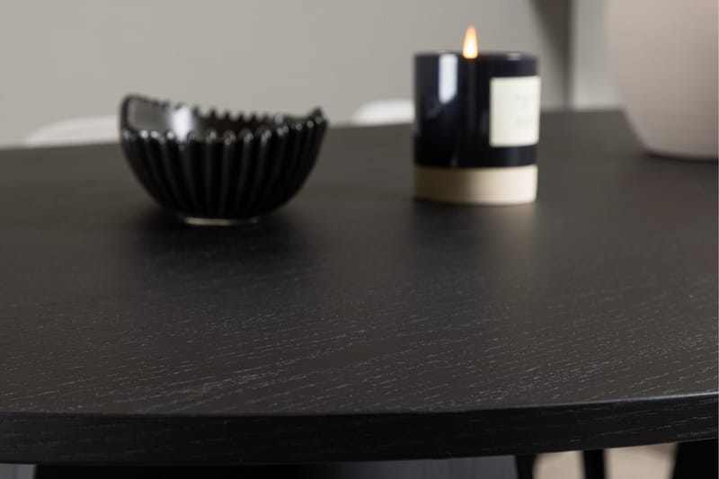 Bootcut Matgrupp 230 cm Rektangulär med 6 Velvet stolar - Svart - Products - Möbler - Bord & matgrupp - Matgrupp