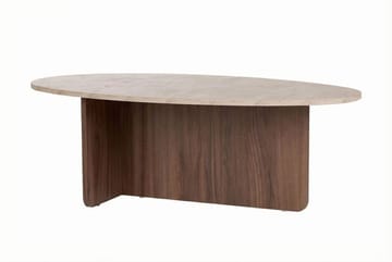 Ceyra Soffbord 120x40x65 cm - Travertine Walnut - Products - Möbler - Bord & matgrupp - Soffbord