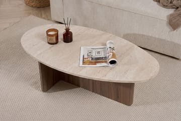 Ceyra Soffbord 120x40x65 cm - Travertine Walnut - Products - Möbler - Bord & matgrupp - Soffbord