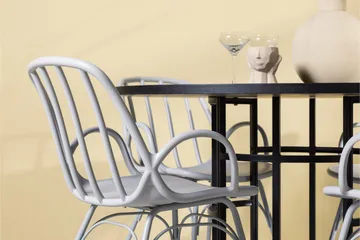 Copenhagen Matgrupp 115 cm Rund med 4 Dyrön stolar - Svart - Products - Möbler - Bord & matgrupp - Matgrupp