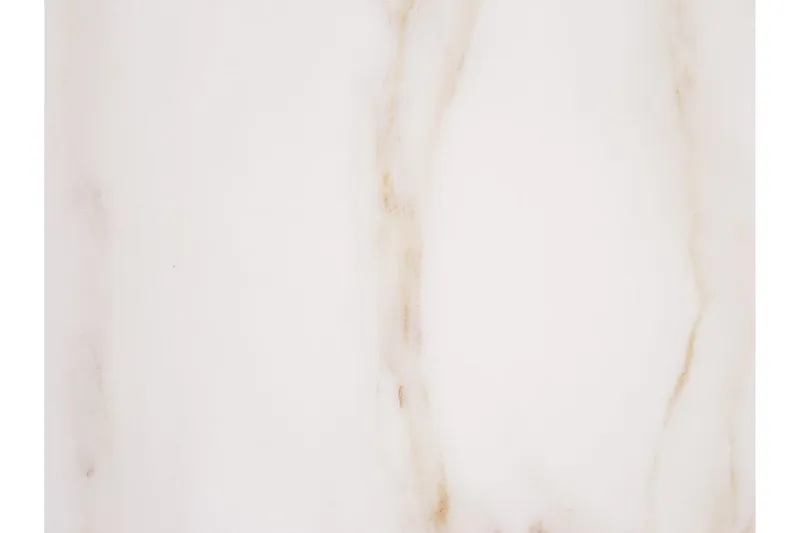 Coralla Soffbord 70 cm Runt Marmormönster - Vit/Guld - Products - Möbler - Bord & matgrupp - Soffbord