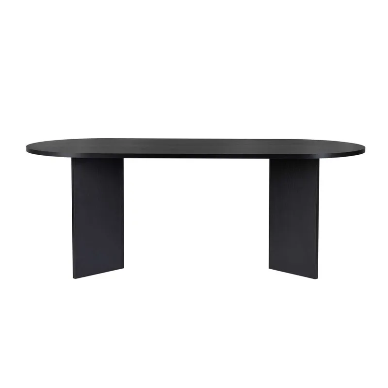 Dano Matbord Oval 200 cm - Svart - Products - Möbler - Bord & matgrupp - Matbord & köksbord