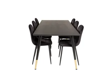 Dipp Matgrupp 180 cm Rektangulär med 6 Polar stolar