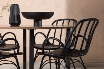 Durango Matgrupp 120 cm Rund med 4 Dyrön Stolar - Valnöt - Products - Möbler - Bord & matgrupp - Matgrupp