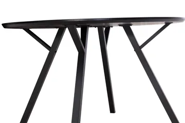 Eirys Runt Matbord 120 cm - Brun / Svart - Products - Möbler - Bord & matgrupp - Matbord & köksbord