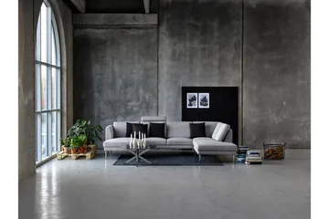 Ganesh Soffbord 82 cm Rund - Grå - Products - Möbler - Bord & matgrupp - Soffbord