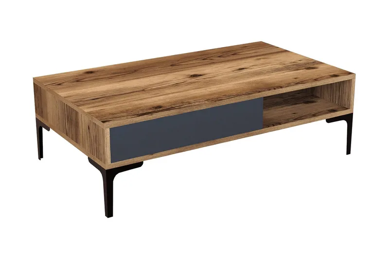 Hommaz Soffbord 105x32,6x105 cm, Brun