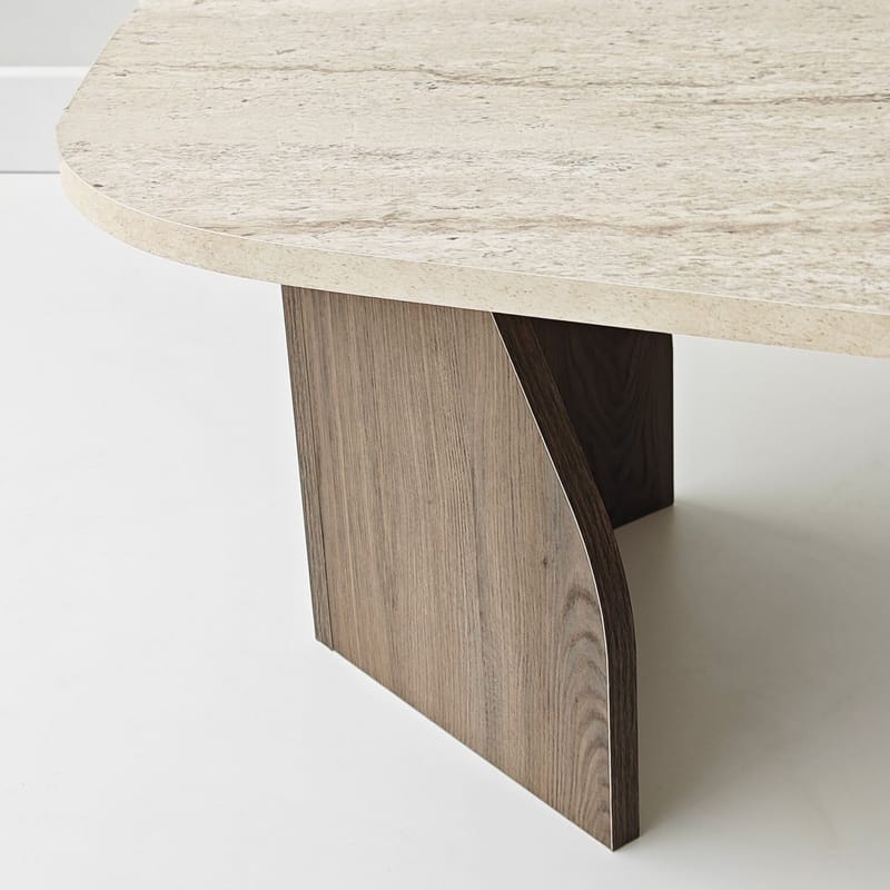 Berriaren Skrivbord 100x35x60 cm - Travertine Walnut - Products - Möbler - Bord & matgrupp - Kontorsbord - Datorbord