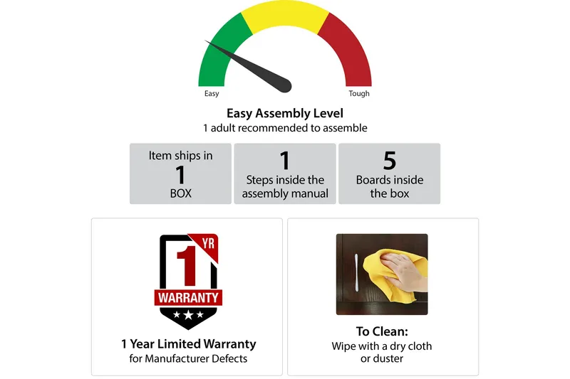 Brittany Skrivbord 121 cm Natur - Novogratz - Products - Möbler - Bord & matgrupp - Kontorsbord - Datorbord
