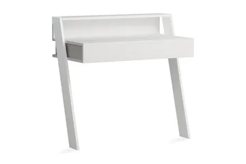 Homitis Väggskrivbord 94 cm med Förvaring Låda + Hylla - Vit - Products - Möbler - Bord & matgrupp - Kontorsbord - Datorbord