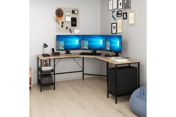 Naina Skrivbord 180 cm - Brun - Products - Möbler - Bord & matgrupp - Kontorsbord - Datorbord