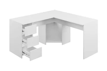 Fotyn Skrivbord 142 cm - Vit - Products - Möbler - Bord & matgrupp - Kontorsbord - Skrivbord - Hörnskrivbord
