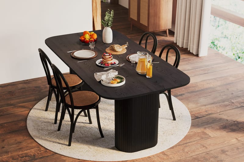 Kopparbo Matbord 200 cm - Svart trä - Products - Möbler - Bord & matgrupp - Matbord & köksbord