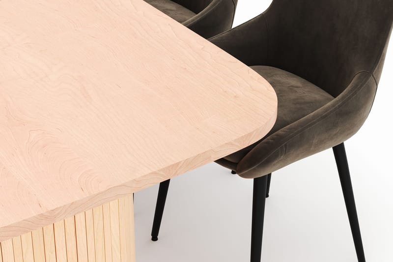 Kopparbo Matgrupp 200x90cm med 6 Alsarp Matstolar - Natural - Products - Möbler - Bord & matgrupp - Matgrupp