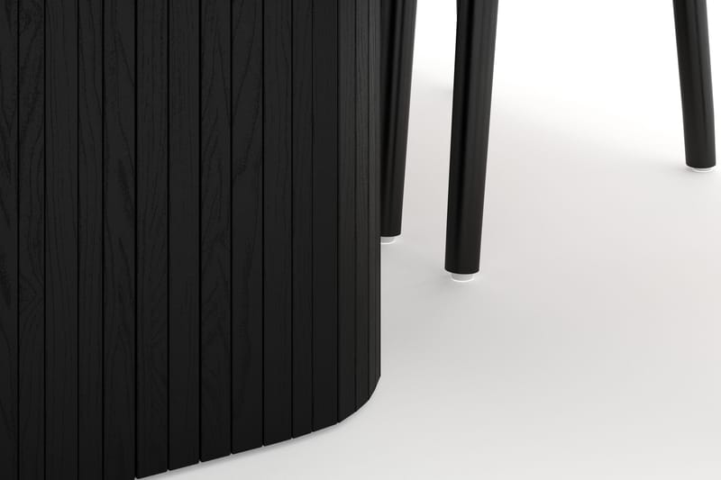 Kopparbo Matgrupp 240 cm med 8 Dastoori Matstolar - Svart - Products - Möbler - Bord & matgrupp - Matgrupp