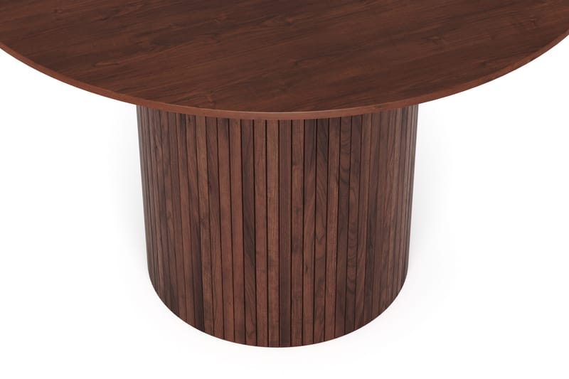 Kopparbo Runt Matbord 110 cm Fanér - Valnöt - Products - Möbler - Bord & matgrupp - Matbord & köksbord