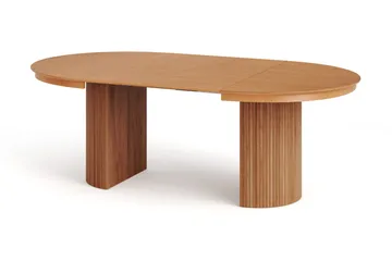 Kopparbo Runt Matbord förlängningsbart 120-220 cm Fanér, Ek