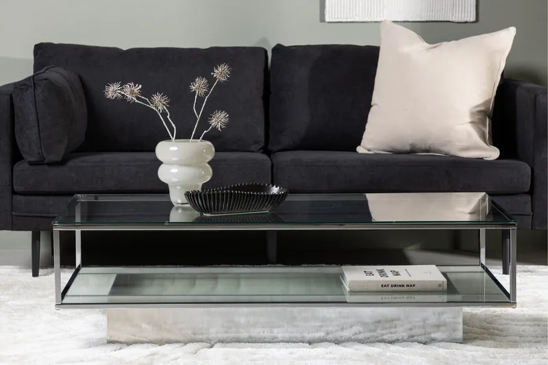 Maglehem Soffbord 130x60 cm - Transparent - Products - Möbler - Bord & matgrupp - Soffbord