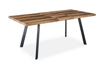 Marcelen Matbord Förlängningsbart med illäggsskiva +  6 st Nibe stol grå med valnöt ben - Brun/Grå - Products - Möbler - Bord & matgrupp - Matgrupp