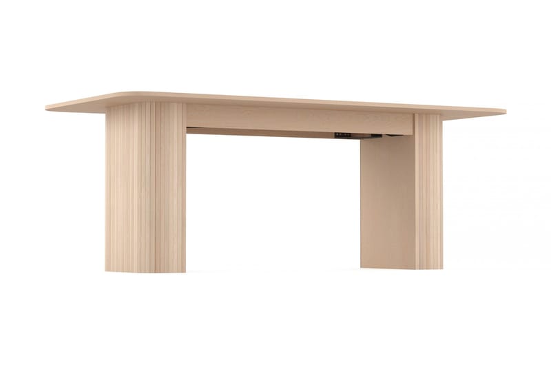 Kopparbo Matbord 200-260 cm Förlängningsbart med illäggsskiva - Vitlaserad Ek - Products - Möbler - Bord & matgrupp - Matbord & köksbord