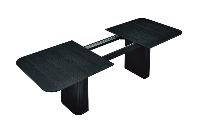 Kopparbo Matbord 200-260 cm Förlängningsbart - Svart trä - Products - Möbler - Bord & matgrupp - Matbord & köksbord
