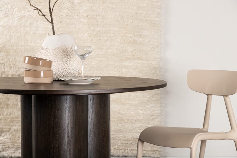 Matbord Venture Home Olivia Matbord 110 cm Runt Brown 110 cm - Products - Möbler - Bord & matgrupp - Matbord & köksbord