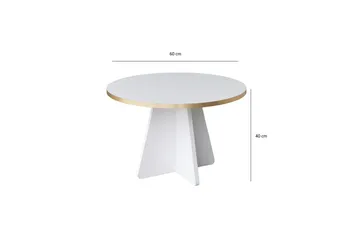 Munne Soffbord 60 cm - Vit - Products - Möbler - Bord & matgrupp - Soffbord