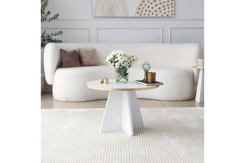 Munne Soffbord 60 cm - Vit - Products - Möbler - Bord & matgrupp - Soffbord