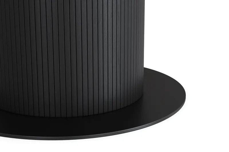 Noira Matbord 120 cm Ek Runt - Svart - Products - Möbler - Bord & matgrupp - Matbord & köksbord