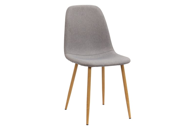 Noira Ovalt Matbord 220 cm EK +  6 st Nibe stol grå med ek ben - Natur/Grå - Products - Möbler - Bord & matgrupp - Matgrupp